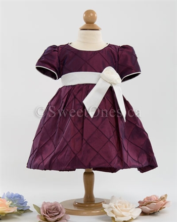 Baby purple taffeta party dress | Baby girl dresses and shoes | Infant ...