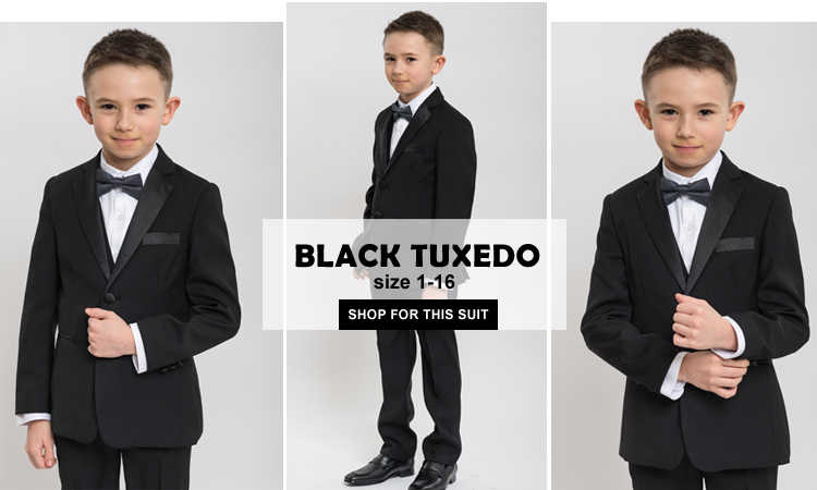 boys black tuxedo